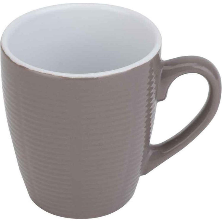 Mug senseo cosy tendance polina nervuré 190ml taupe