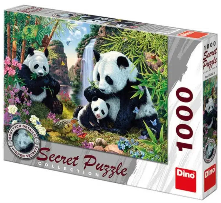 Puzzle Panda APOS; S avec des secrets cachés 1000 pièces