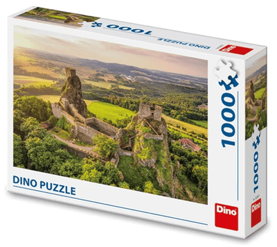 Dinotoys Dino Puzzle - Castle Trosky en République tchèque - 1000 pièces