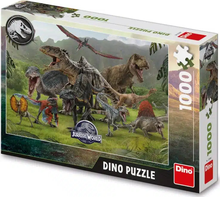 Dinotoys dino puzzle jurassic world - 1000 pièces