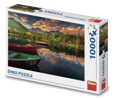 Puzzle dinosaure Dinotoys du Slovaque Pleso avec des bateaux - 1000 pièces