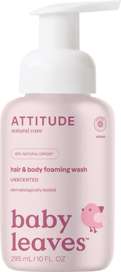 Attitude coiffure corps moussant lavage non parfumé