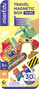 Boîte à puzzle magnétique Mieredu - camions - contient 2 scènes - plus de 30 aimants - 3 ans