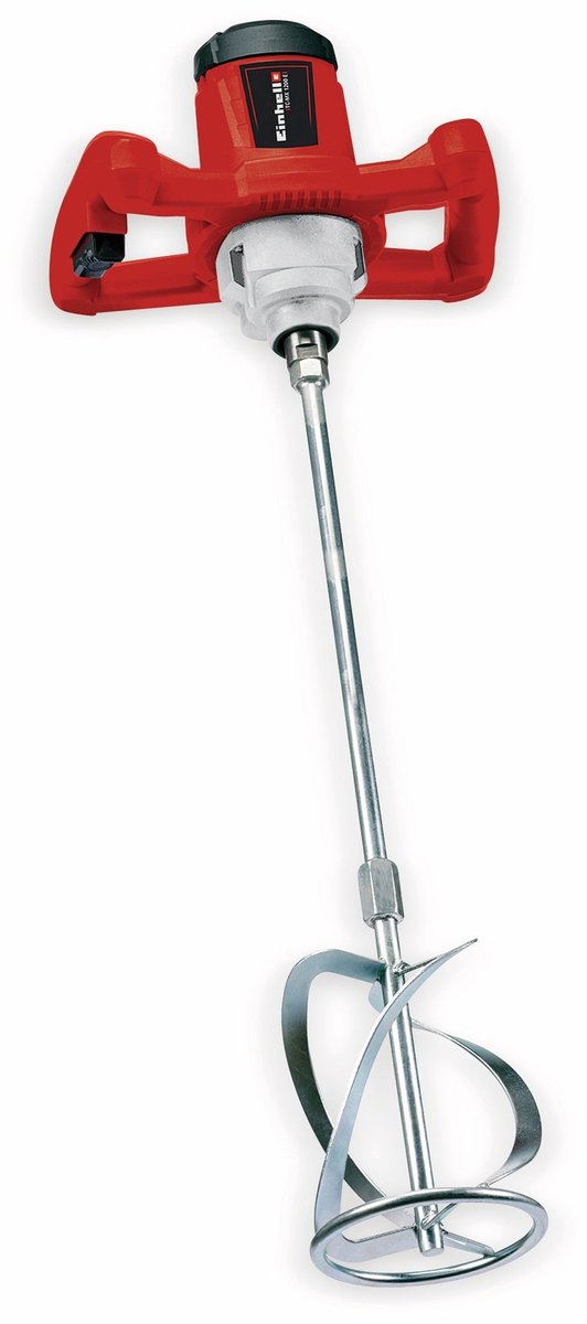 Mélangeur électrique de peinture et de mortier Einhell tc-mx 1200 e - 1200 w - 0-680 t min réglable - incl. tige de mélange pour mortier