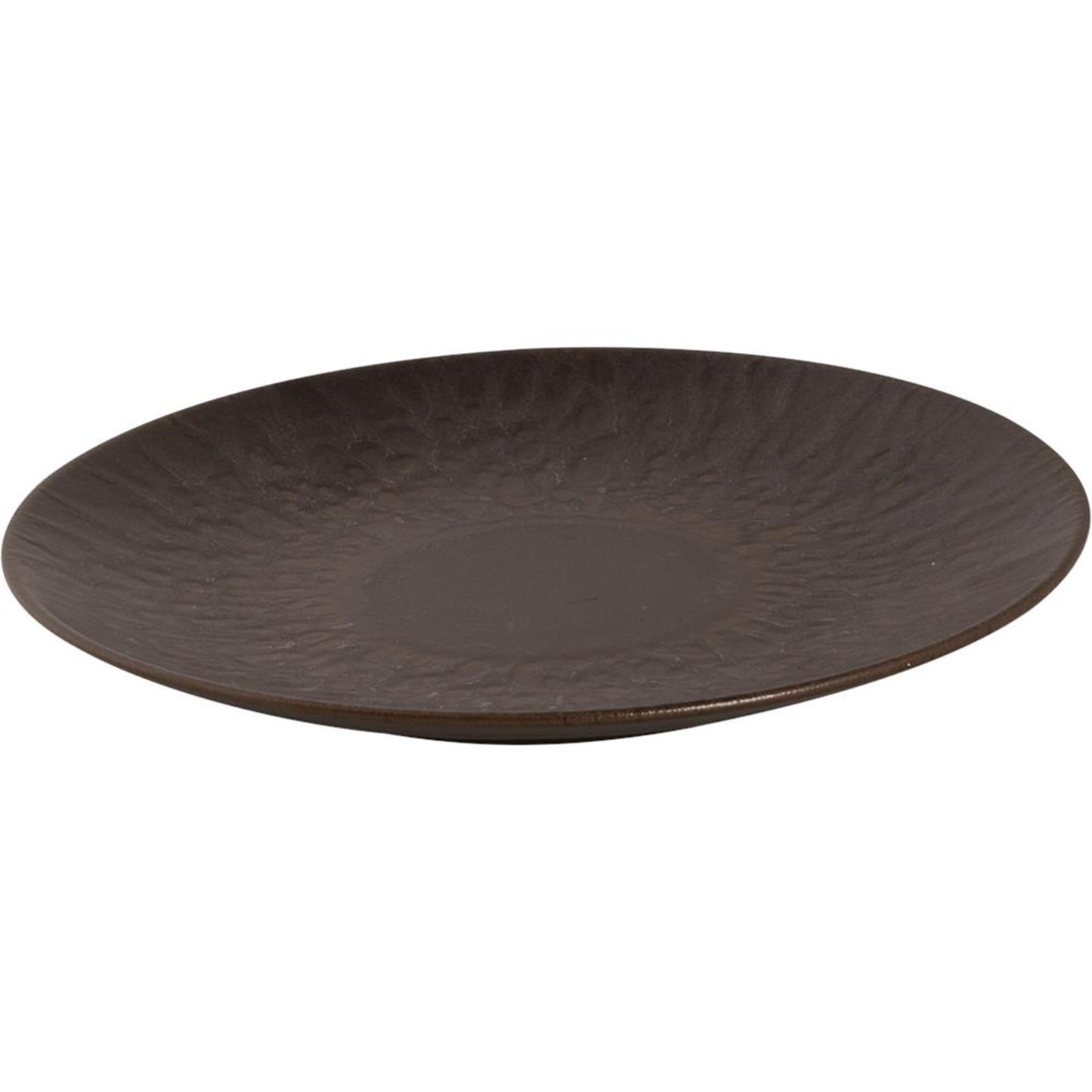 Palmer assiette ruston 21cm coupé marron 6 pièces