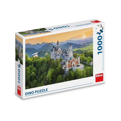 Puzzle dinosaure Dinotoys du château de Neuschwanstein - 1000 pièces