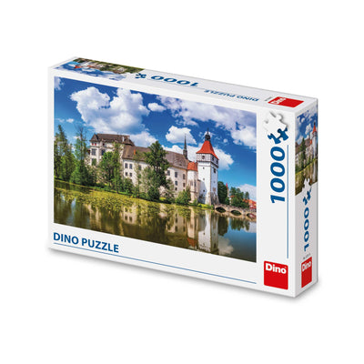 Puzzle dinosaure Dinotoys du château de Blatná en été - 1000 pièces
