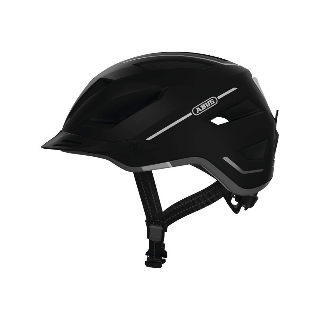 Casque Abus Pedelec 2.0 M (52-57) homologué par la NTA pour le voGoud snGoudscooter et les pedelecs de vitesse. Noir