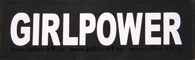 Julius K9 Étiquettes pour Power-Harnas Tuig Girlpower