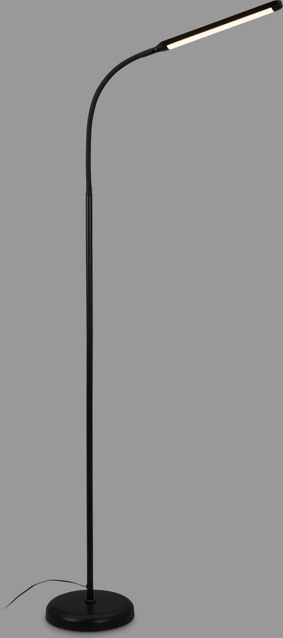 Briloner pivaz - lampadaire dimmable - lampadaire de salon - avec touche - noir - h: 126,5cm