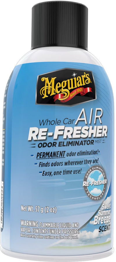 Meguiar’s air rafraîchisseur - désodorisant de voiture brise d’été douce - désodorisant de parfum de voiture - 59ml