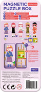 Boîte à puzzle magnétique Mieredu - artiste - contient 2 scènes - plus de 30 aimants - 3 ans
