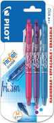 Pilot frixion ball clicker moyen 3 pcs