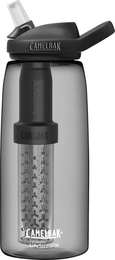 Camelbak eddy+ filtré par lifestraw - gourde - 1 l - anthracite (charbon)
