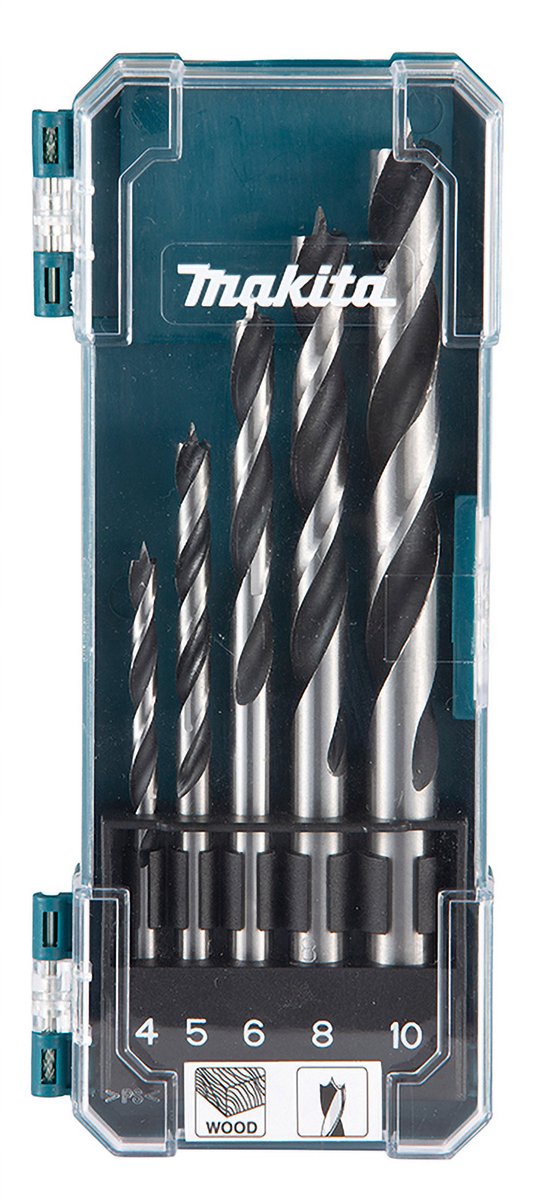 Accessoires Makita d-72861 | ensemble de forets à bois | 5 pièces - d-72861