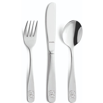 Amefa set de couverts enfant ours 3 pièces