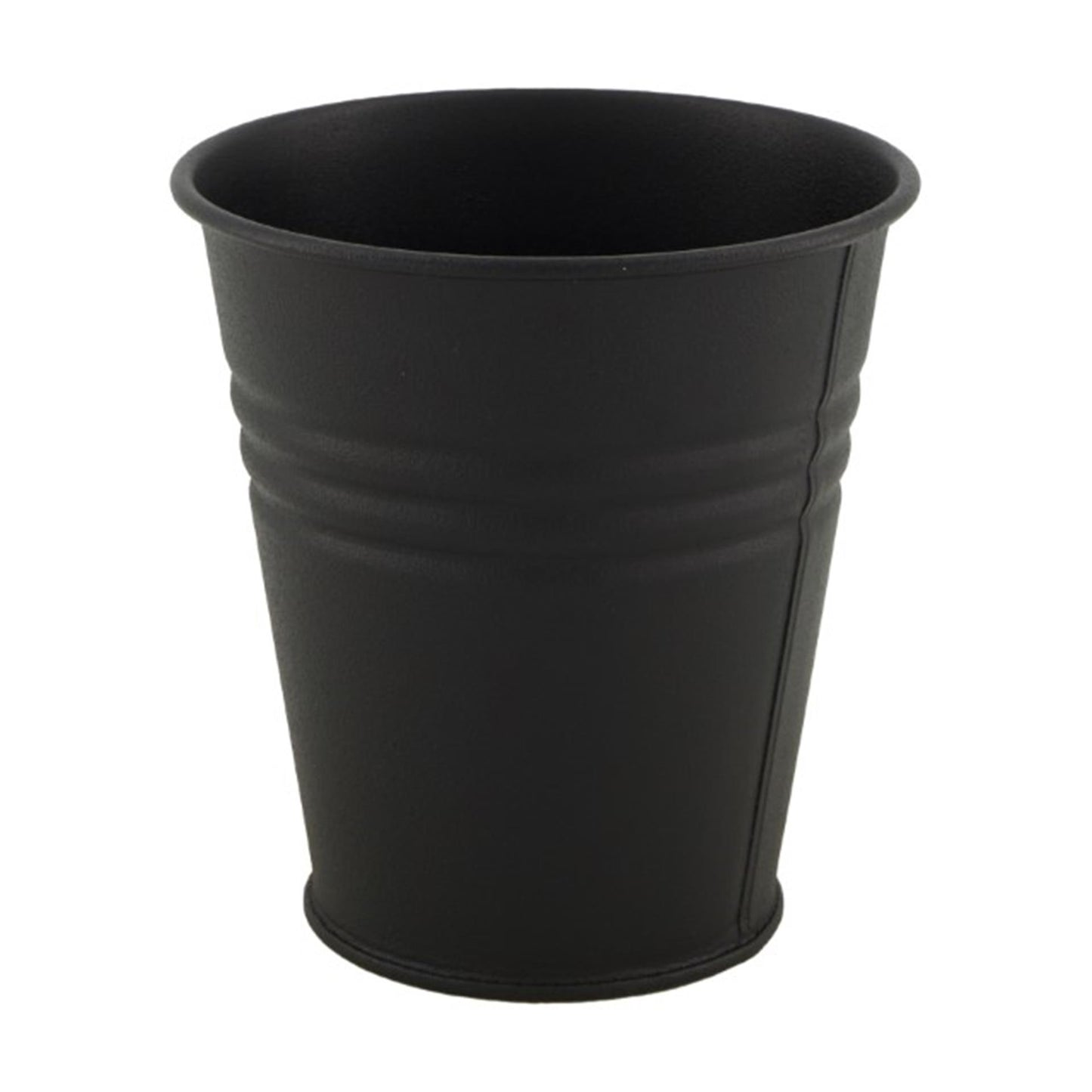 Naturel collections pot de fleur métal ø12x12cm noir mat