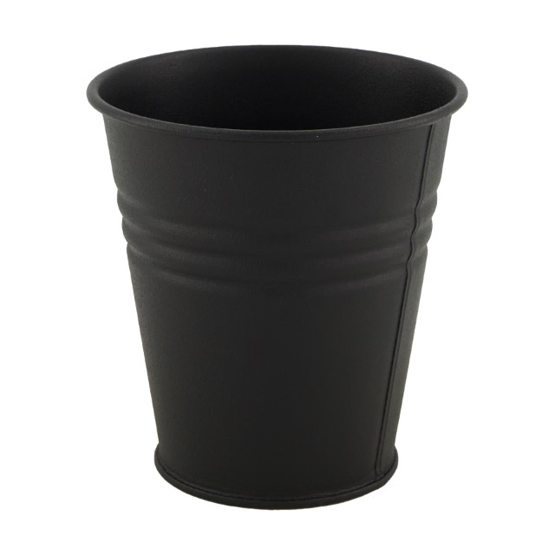 Naturel collections pot de fleur métal ø12x12cm noir mat