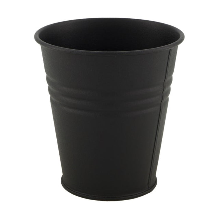 Naturel collections pot de fleur métal ø12x12cm noir mat