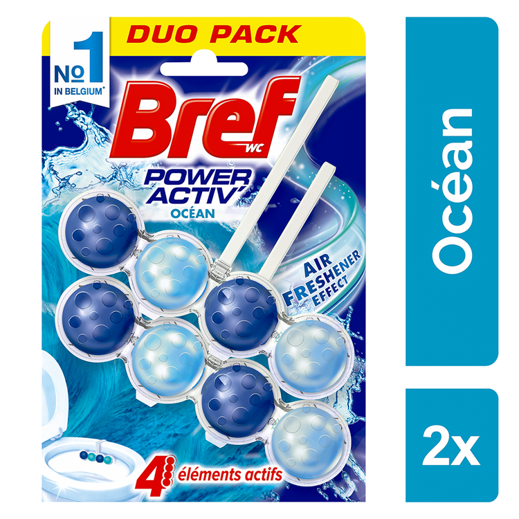 Bref 1005729 - WC power activ océan 2x51gr | 10 pièces