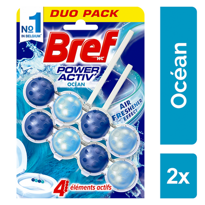 Bref 1005729 - WC power activ océan 2x51gr | 10 pièces