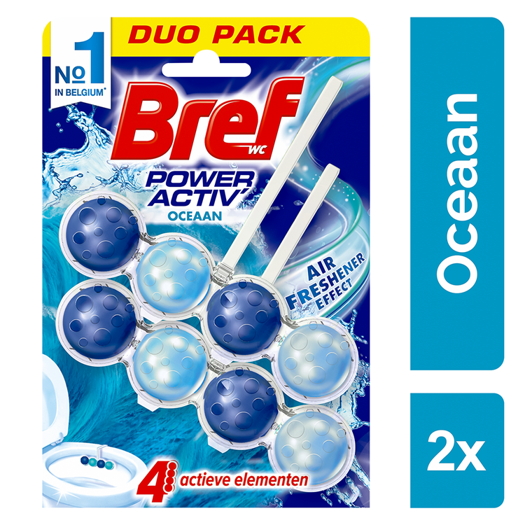 Bref 1005729 - WC power activ océan 2x51gr | 10 pièces