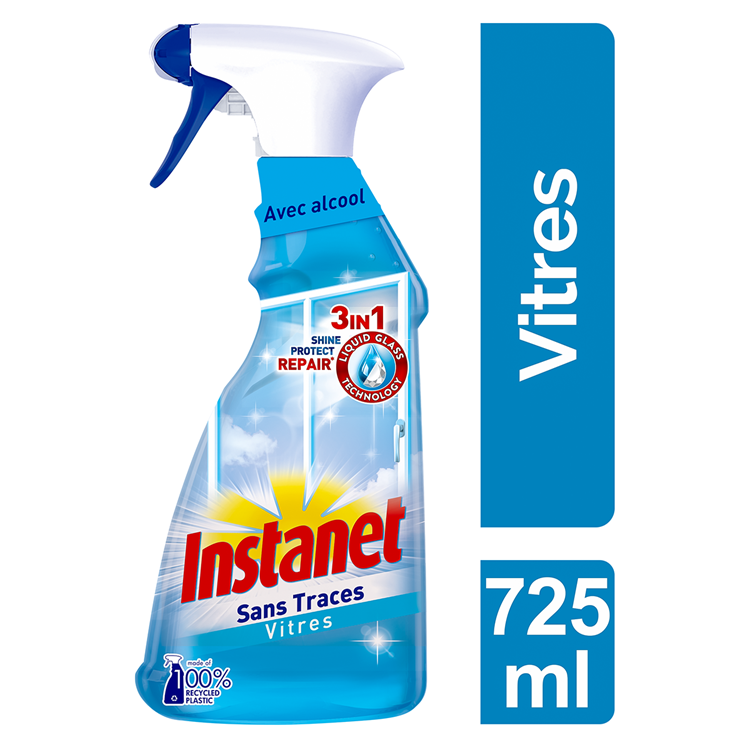 Instanet 1062363 - spray alcoolisé pour fenêtre 725ml | 4 pièces