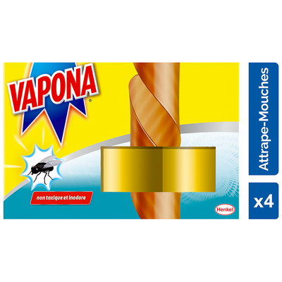 Vapona 1061627 - moucherolles 4 pcs | 12 pièces