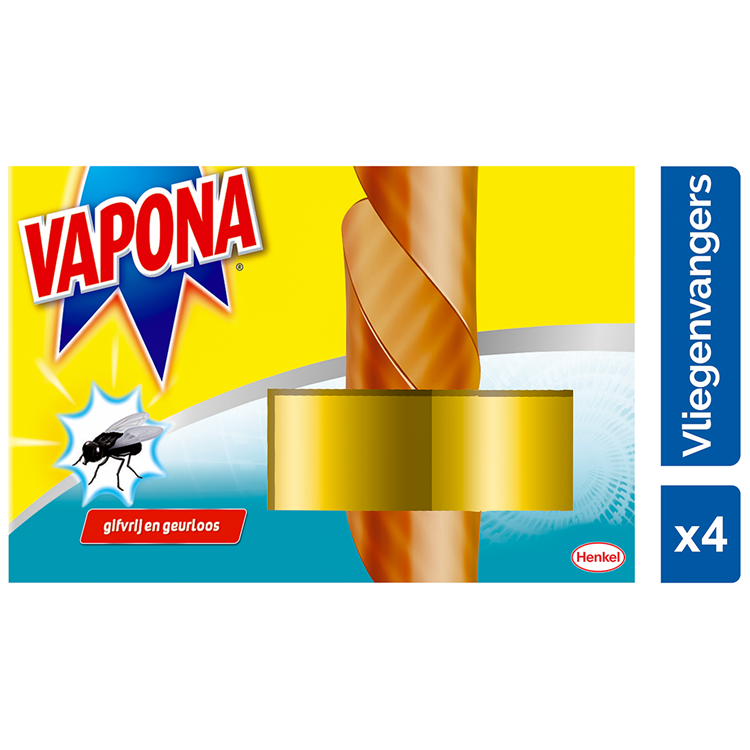 Vapona 1061627 - moucherolles 4 pcs | 12 pièces