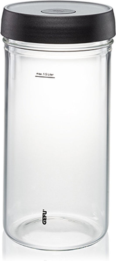 Verre de fermentation Gefu nativo - 1 litre - pot de fermentation avec couvercle à valve