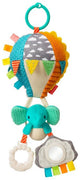 Montgolfière en peluche Infantino avec anneau de dentition et hochet.