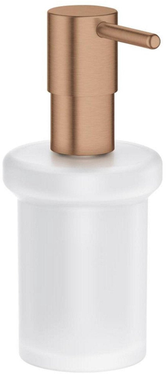 Distributeur de savon Grohe essentials - 160 ml - coucher de soleil chaud brossé (bronze mat)