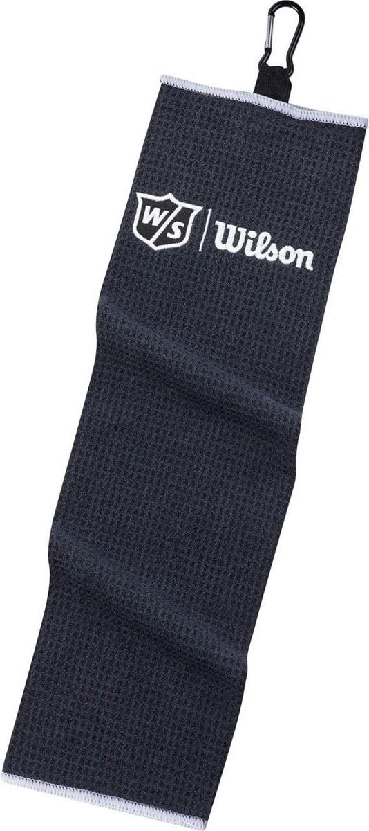 Serviette de golf à trois volets Wilson Staff - noir