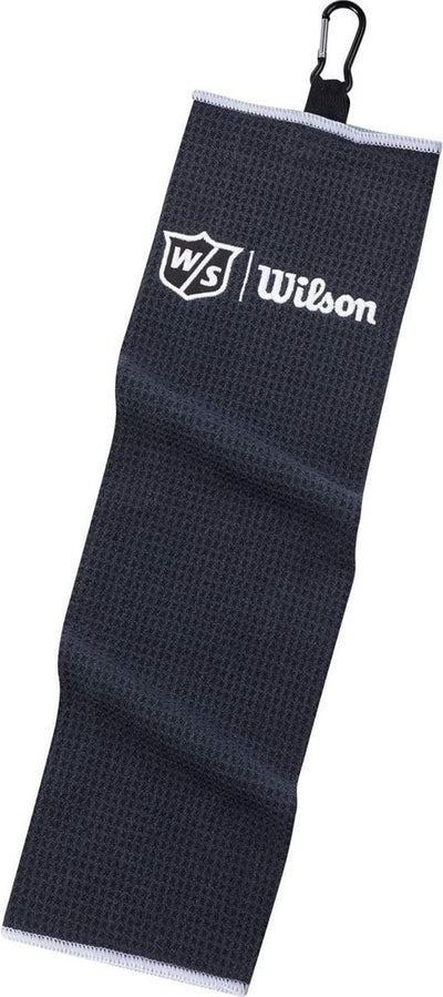 Serviette de golf à trois volets Wilson Staff - noir