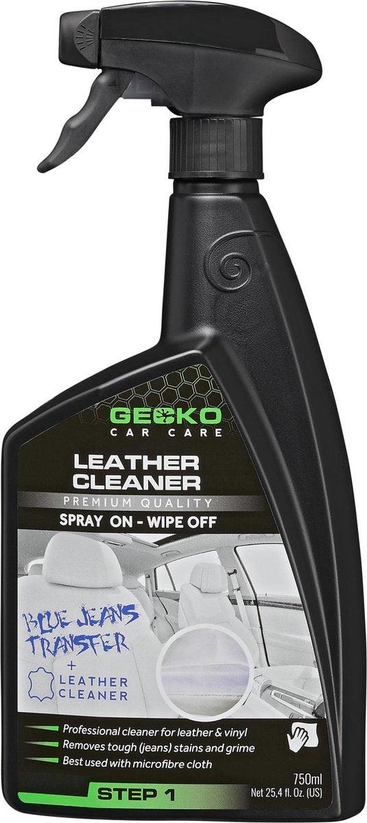 Gecko Car Care Gecko Nettoyant anti-taches pour cuir et jeans 750 ml