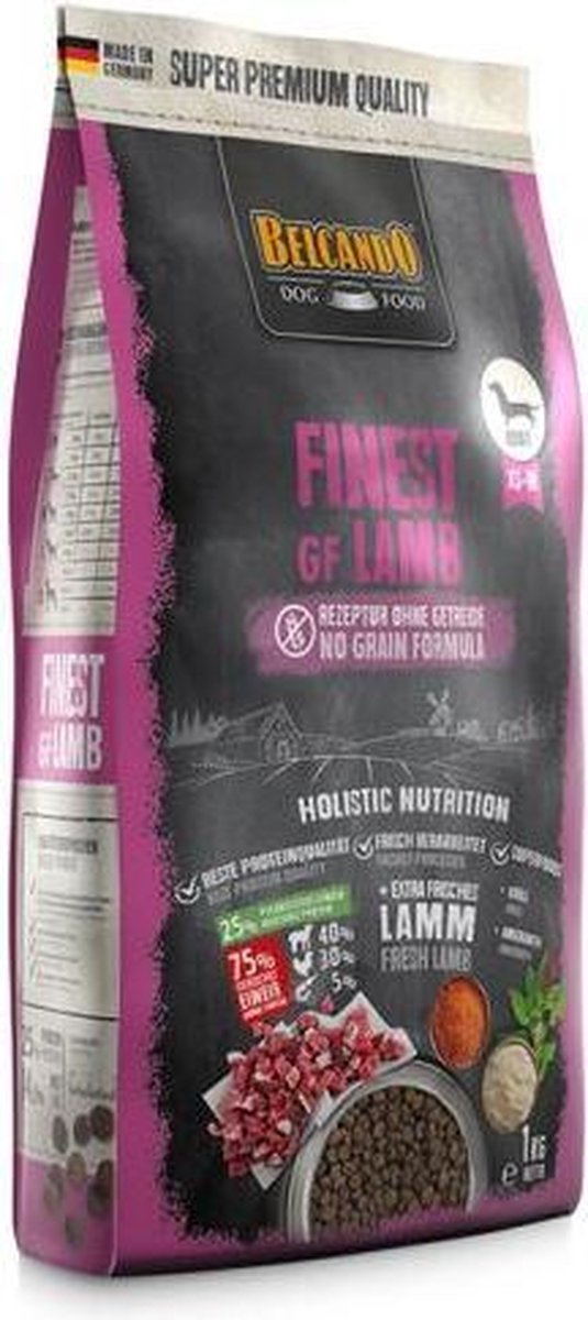 Belcando meilleur sans céréales - agneau - 12,5 kg