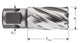 Rotec carottier hss-xe silver-line 40,0mm sl30