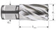 Rotec carottier hss silver-line 18,0mm sl30 Weldon