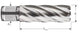 Rotec carottier hss silver-line 30,0mm sl50 Weldon