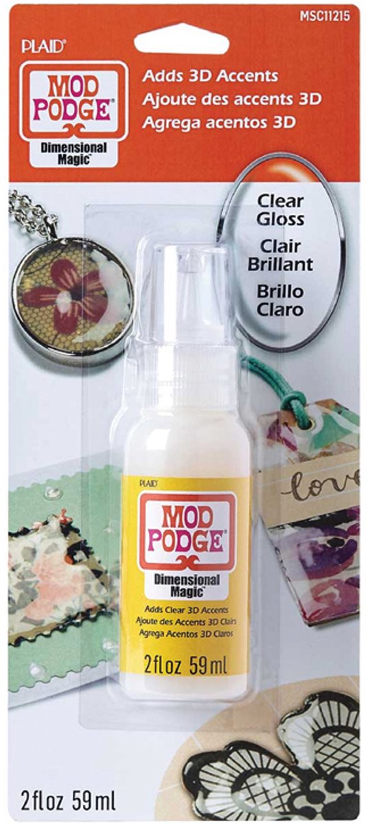 Mod podge magie dimensionnelle cardée, 59 ml 2 oz.