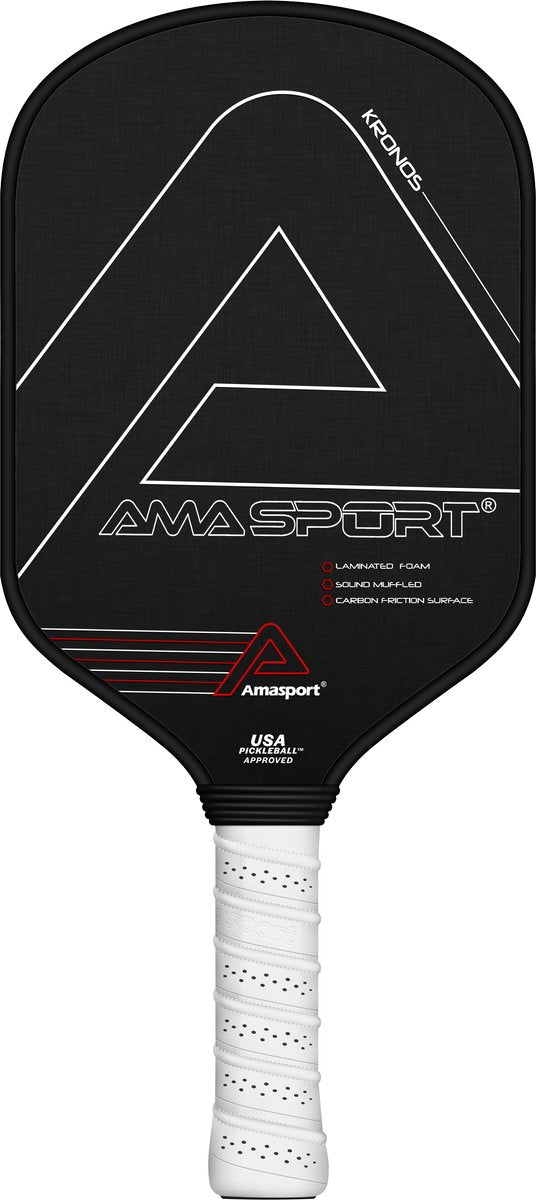 Pagaie de pickleball Ama sport pa016 rouge – pagaie en carbone – contrôle de puissance –