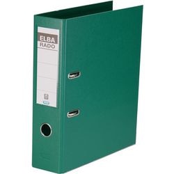 Ordner elba rado plast vert a4 500 feuilles de carton polypropylène