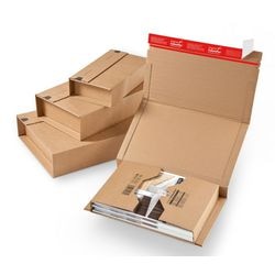 Emballage d'expédition universel a5+ 165x249x60mm 98gr marron