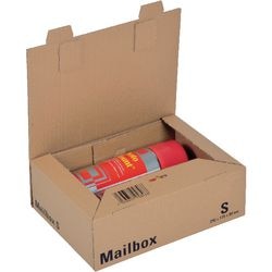 Boîte aux lettres pliante s 255x185x85mm 100g marron