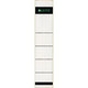 Etiquettes leitz 1643 39 x 191cm blanc gris autocollant