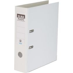 Ordner elba rado plast blanc a4 500 feuilles de carton polypropylène