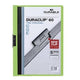 Chemises à pince plastique durable a4 22,5x31cm vert pince coulissante capacité 6 mm