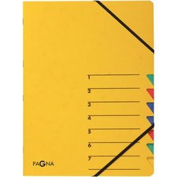 Dossier de tri page jaune A4