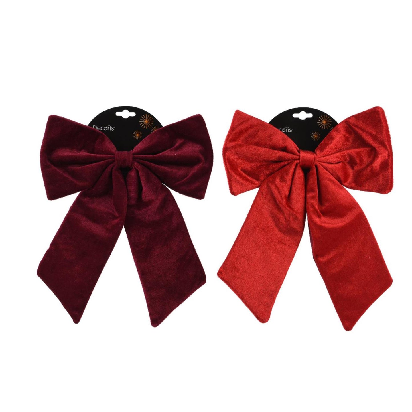 Noeud Decoris rouge bordeaux 30x35cm