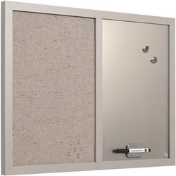 Tableau blanc rs soho magnétique 45x60cm argent